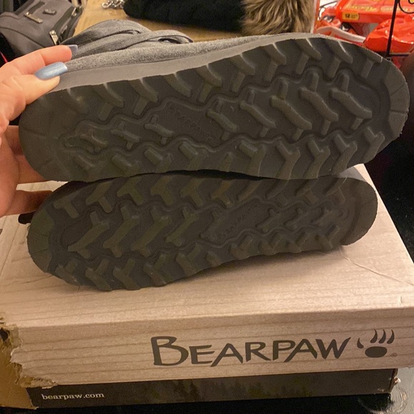 NWT & original packaging Bearpaw Krista Closed Toe Mid Calf Boot Charcoal size 7 - Picture 7 of 11